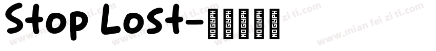 Stop Lost字体转换